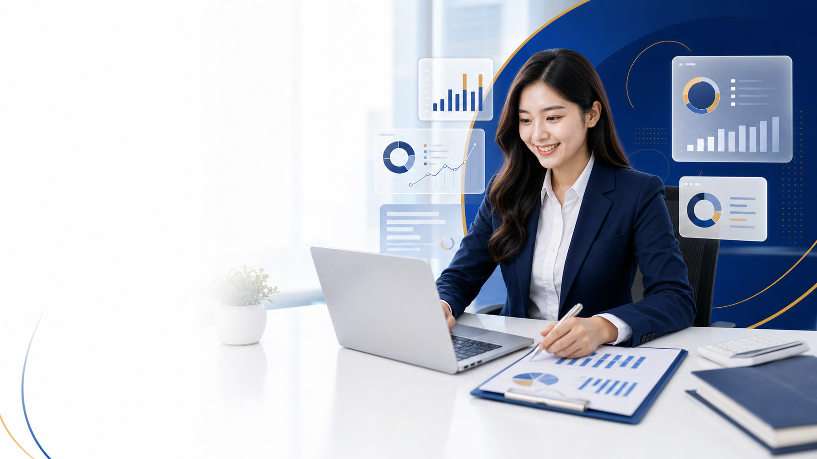 Chuyên gia kế toán lập báo cáo tài chính